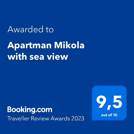 Apartment Mikola With Sea View